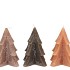 CANDLE FROSTY PINE TREE WOODS BROWN MIX 9X12CM ASS
