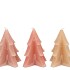 CANDLE FROSTY PINE TREE WARM SAND MIX 9X12CM ASS