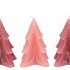 CANDLE FROSTY PINE TREE SWEETS PINK MIX12X15CM ASS
