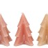 CANDLE FROSTY PINE TREE WARM SAND MIX 12X15CM ASS