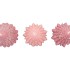 CANDLE FROSTY X-MAS TREE SWEETS PINK MIX 8X16CM ASS