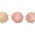 CANDLE FROSTY X-MAS TREE WARM SAND MIX 8X16CM ASS