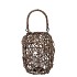 LANTERN MASA NATURAL VINE WOOD ROUND 14X17CM NM