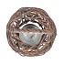 LANTERN MASA NATURAL VINE WOOD ROUND 16X22CM NM