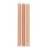 CANDLE FROSTY TAPER WARM SAND MIX 2X25CM