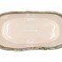 IRON STONE BLUE GLAZED OVAL POT 28X15X13CM NM