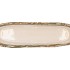 IRON STONE SAND GLAZED OVAL POT 32X10X8CM