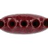 INGA JAHRA PURPLE VASE OVAL TUBE ACTIVE GLAZE 28X12X39CM NM