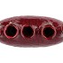 INGA JAHRA PURPLE VASE OVAL TUBE ACTIVE GLAZE 34X15X47CM NM