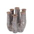 INGA JAHRA GREY VASE TUBE ACTIVE GLAZE 15X13X18CM NM