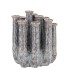 INGA JAHRA GREY VASE TUBE ACTIVE GLAZE 20X16X24CM NM