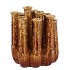INGA JAHRA BROWN VASE TUBE ACTIVE GLAZE 26X17X29CM NM