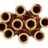 INGA JAHRA BROWN VASE TUBE ACTIVE GLAZE 26X17X29CM NM
