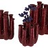 INGA JAHRA PURPLE VASE TUBE ACTIVE GLAZE 15X13X18CM NM