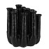 INGA JAHRA BLACK VASE TUBE 26X17X29CM NM