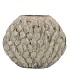 AGLIO JADA GREEN OVAL VASE ACTIVE GLAZE STRUCTURE 24X10X20CM
