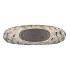 AGLIO JADA GREEN OVAL VASE ACTIVE GLAZE STRUCTURE 24X10X20CM
