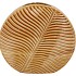 INGA LEAF BROWN VASE ROUND ACTIVE GLAZE 42X15X39CM NM