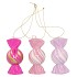 CANDY GOLD PINK/LILA MIX HANGER ROUND ASS 6X5X10CM NM