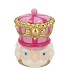 CANDY NUTCRACKER PINK/LILA JAR 14X14X20CM