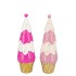 CANDY DECORATION PINK/LILA MIX CAKE ASS 8X8X26CM NM