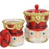 CANDY NUTCRACKER RED JAR 12X12X15CM