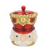 CANDY NUTCRACKER RED JAR 14X14X20CM