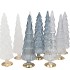 TWINKLE GREY MIX GLASS TREE SHINY ASS 9X25CM NM