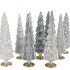 TWINKLE GREY MIX GLASS TREE SHINY ASS 9X25CM NM