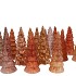 TWINKLE WARM SAND MIX GLASS TREE LIGHTS ASS 9X22CM NM