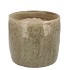 IRON STONE SAND GLAZED POT 16X15CM