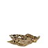 LEAF MAPLE PLATE GOLD 11X11X3CM NM