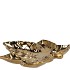 LEAF MAPLE PLATE GOLD 18X18X4CM NM