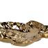 LEAF MAPLE PLATE GOLD 24X24X4CM NM