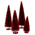 SPARKLE RED TREE SEQUINS 11X30CM