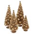 SPARKLE CHAMPAGNE TREE XMAS BALL 14X32CM