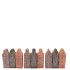 CANDLE A'DAM HOUSE WOODS BROWN MIX 4X4X12CM