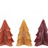 CANDLE FROSTY PINE TREE AUTUMN SPICES MIX 9X12CM ASS