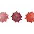 CANDLE FROSTY X-MAS TREE RED MIX 8X16CM ASS