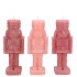 CANDLE FROSTY NUTCRACKER SWEETS PINK MIX 4X4X12CM