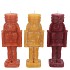 CANDLE FROSTY NUTCRACKER AUTUMN SPICES MIX 6X6X16CM