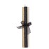 CANDLE FROSTY TAPER GOLD SAND MIX 2X25CM