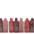 CANDLE A'DAM HOUSE RED MIX 7X7X20CM