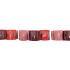 CANDLE A'DAM HOUSE RED MIX 7X7X20CM