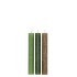 CANDLE FROSTY TAPER GREEN MIX 2X15CM