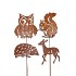 RUSTY GARDENSTICK AUTUMN ASS 9X15X45CM