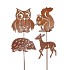 RUSTY GARDENSTICK AUTUMN ASS 12X20X60CM