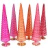 TWINKLE FUCHSIA MIX GLASS TREE SHINY ASS 9X45CM NM