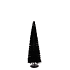 SPARKLE SEQUINS BLACK TREE 11X30CM NM