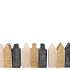 CANDLE A'DAM HOUSE BLACK MIX 6X6X16CM